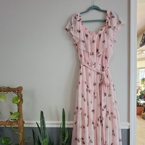 Lane Bryant off shoulder maxi dress